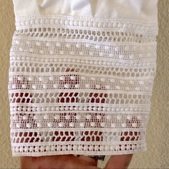 Rebecca Minkoff White Georgina Lace Trim Dress
Size Medium - Picture 9 of 12